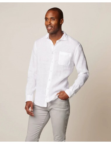 Johnnie-O Emory Linen Button Up Shirt ou a consommer sur place