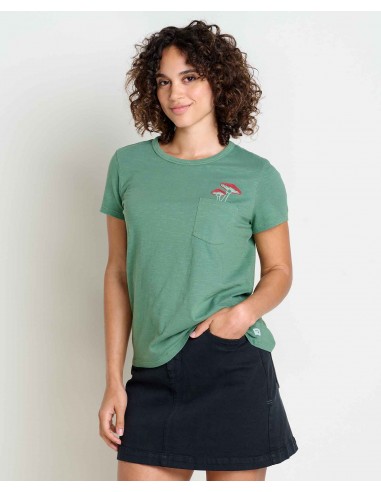 Toad & Co Primo Embroidered Crew T-Shirt de la marque