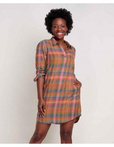 Toad & Co Re-Form Flannel Shirtdress à prix réduit toute l'année