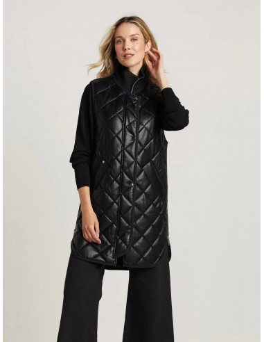 Adroit Atelier Destiny Sleeveless Quilted Vest (Vegan Leather) sur le site 