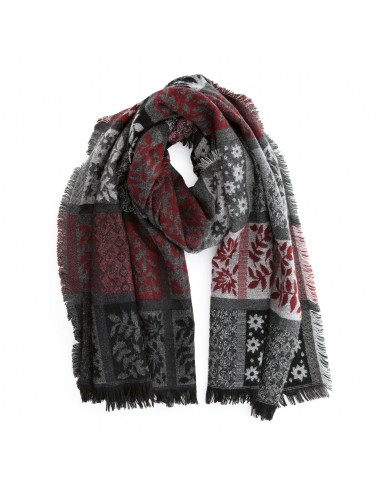 Aventura Fall Patchwork Scarf hantent personnes