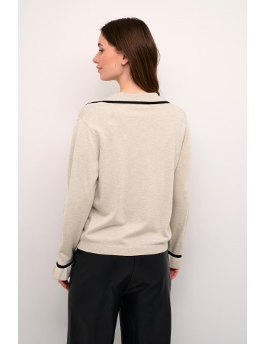 Cream Villea Knit Poloshirt Paris Déstockage Promo