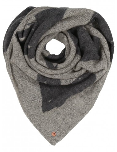 Fraas Oversize Wool Love Knit Print Scarf de la marque