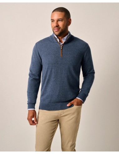 Johnnie-O Raynor Merino 1/4 Zip Sweater Faites des économies