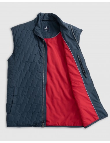 Johnnie-O Belfry Quilted Puffer Vest basket pas cher