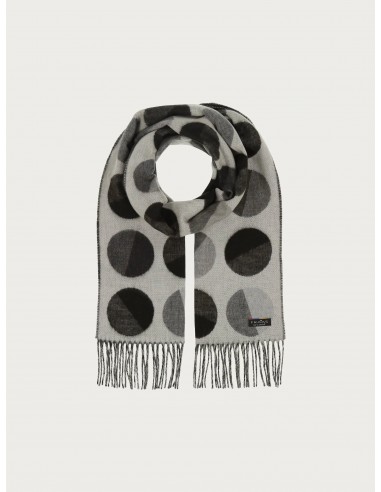 Fraas Divided Dots Woven Cashmink Scarf de la marque