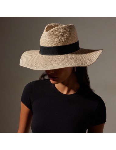 Harbor Straw Hat - Natural/Black acheter en ligne