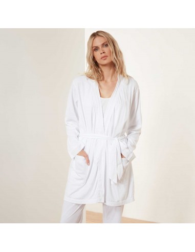 Jersey Robe - White livraison gratuite