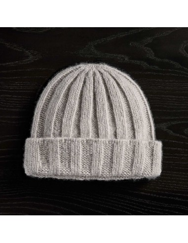 Textured Cashmere Beanie - Silver Wheat à prix réduit toute l'année