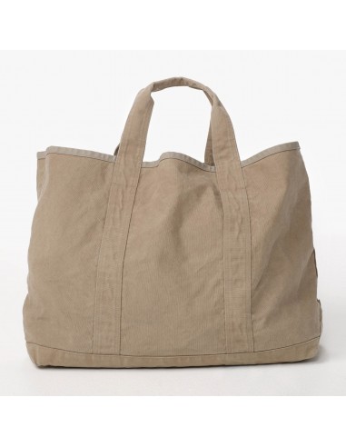 Large Canvas Tote - Khaki français