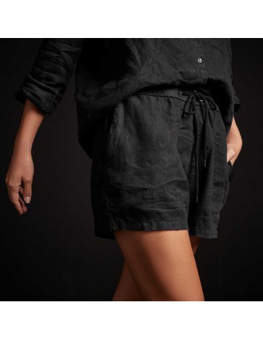 Lightweight Linen Short - Black de technologie