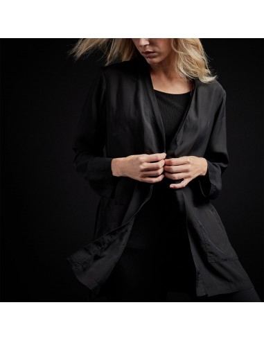 Soft Drape Kimono Top - Black Economisez 